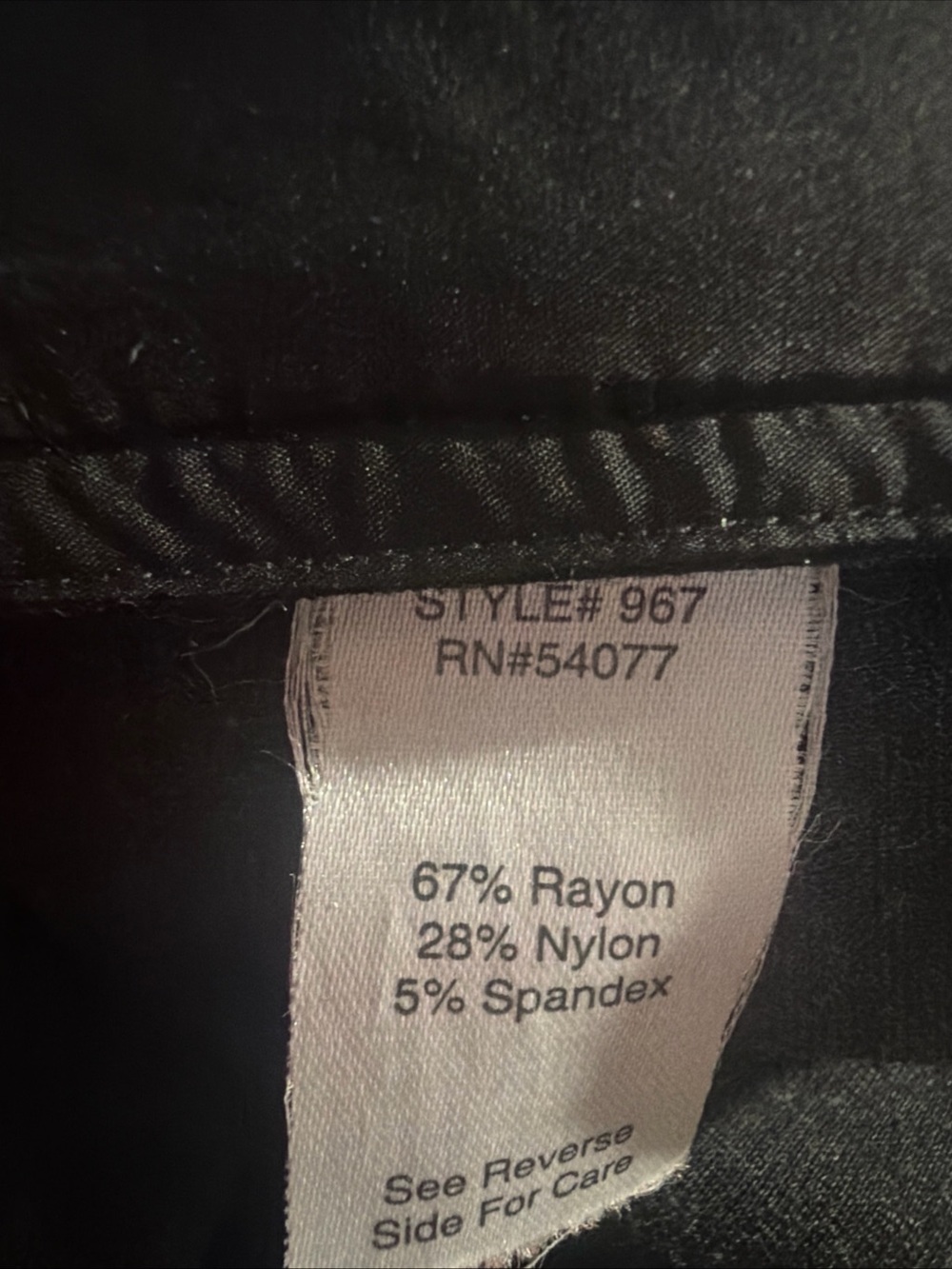 CABI Audrey Charcoal Gray Skinny Ponte Pants #967 Size 6 Stretch Side Zip #967 - Picture 6 of 6